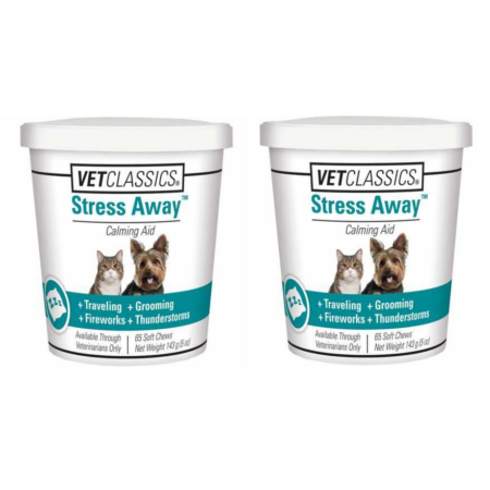 Vet Classics Stress Away Soft Chews, 65 ct – 2 Pack